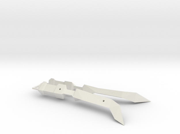 1/1000 Eta Lyrae Light Cruiser Nacelle Set Of Two  in White Natural Versatile Plastic