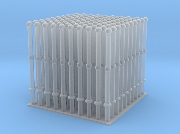 Stanchions - set of 100 - HOscale in Smooth Fine Detail Plastic