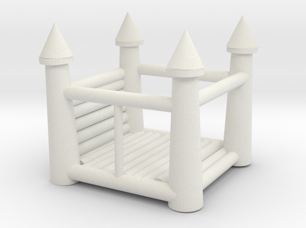  Bounce House in White Natural Versatile Plastic
