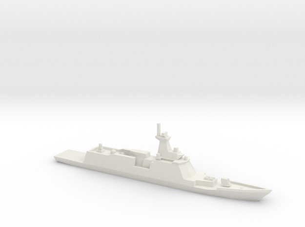 Daegu-class Frigate, 1/2400 in White Natural Versatile Plastic