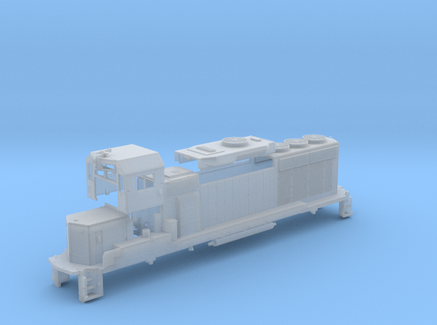 Z Scale GP40-2 in Smoothest Fine Detail Plastic