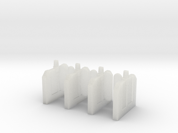 A-04 Ticket Barriers Starter Kit in Smooth Fine Detail Plastic