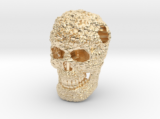 Immortal Skull 14K Gold with 573 code in 14K Yellow Gold