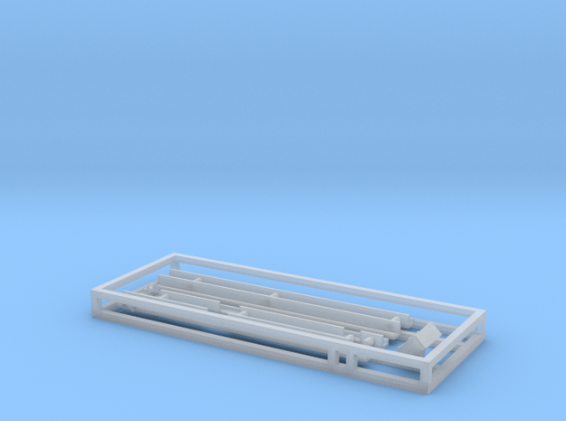 N Scale Intermountain SD45-2 Underbody Frame Kit in Smooth Fine Detail Plastic