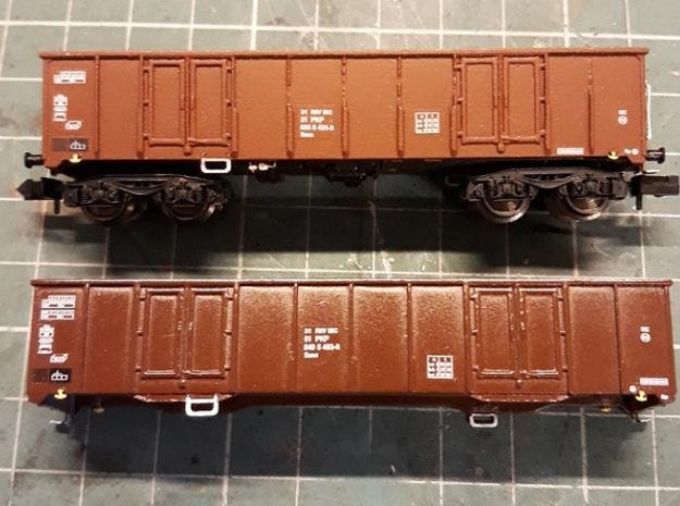 1:160-coal carriage-węglarka - 412w in Smooth Fine Detail Plastic