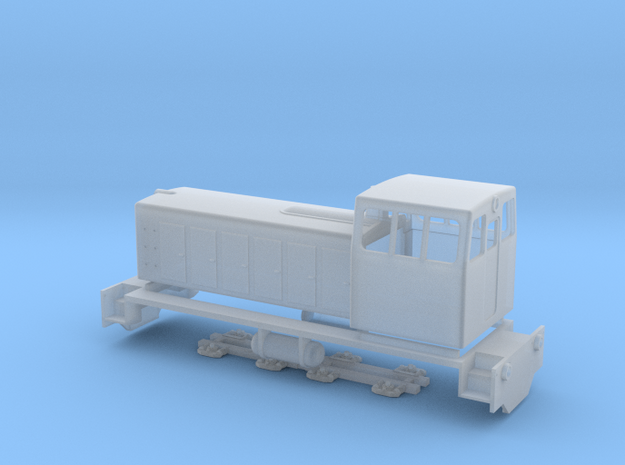 TU7 diesel locomotive in Smooth Fine Detail Plastic: 1:87 - HO