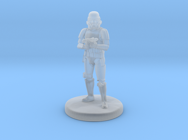 Storm Trooper Mini figure 002 in Smooth Fine Detail Plastic