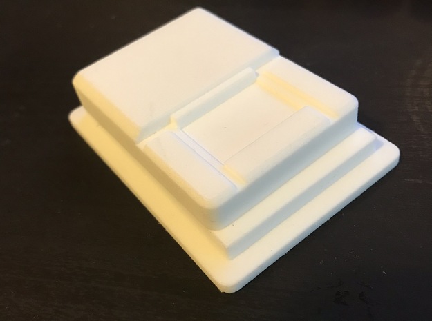 Mandalorian Shoulder Sling Clip Set  in White Processed Versatile Plastic