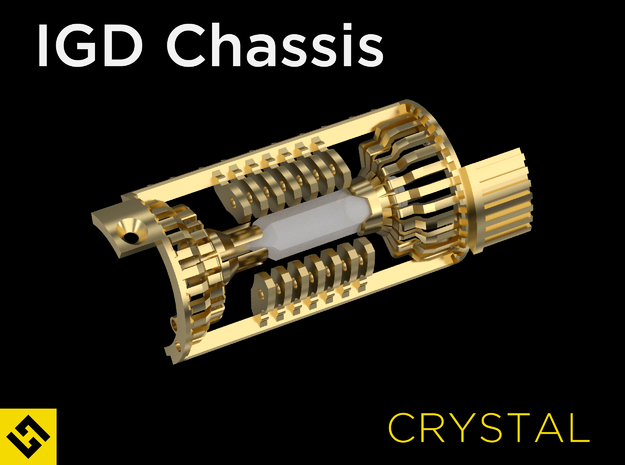 IGD Chassis - Crystal in Smooth Fine Detail Plastic