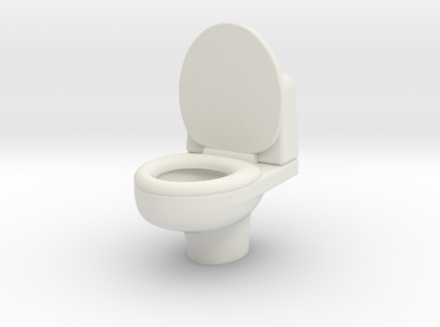 toilet 43 in White Natural Versatile Plastic