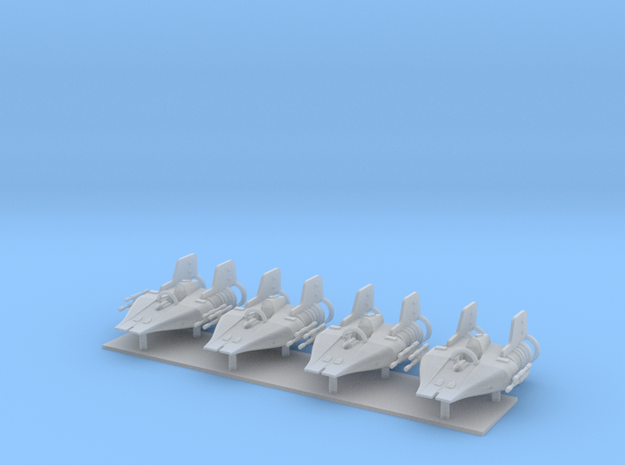 1/350 A-Wing Four Pack in Smooth Fine Detail Plastic