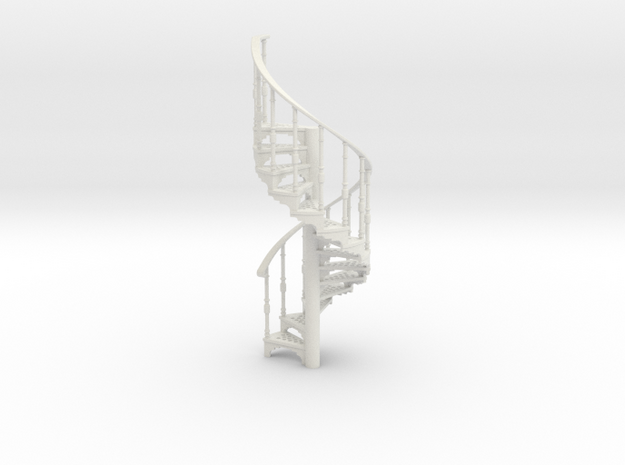 S-43-spiral-stairs-market-1a in White Natural Versatile Plastic