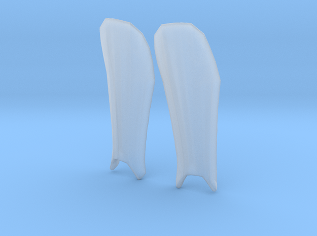 Magmatrooper Shin guards 3.75 scale in Smooth Fine Detail Plastic