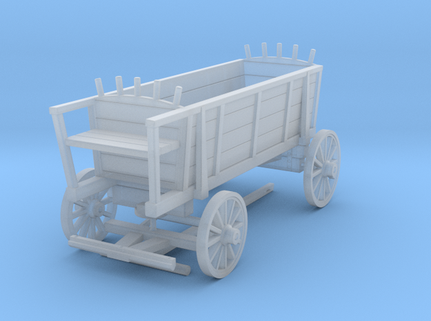 Carolean Supply Wagon in Smooth Fine Detail Plastic: 1:56