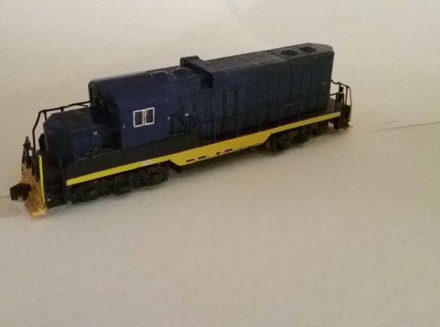 Z Scale GP 10 body conversion for AZL GP9 engine in Smoothest Fine Detail Plastic