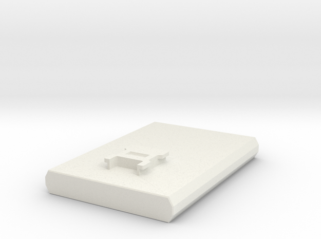 FlySky NB4 Fake Battery Stand in White Natural Versatile Plastic