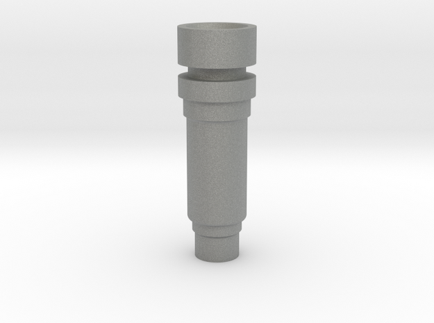 Modular nozzle +0mm D-shape in Gray PA12