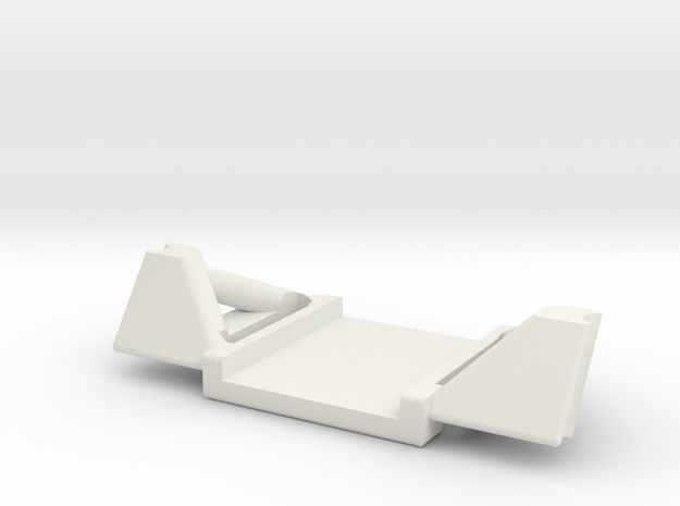 Battery pack tray for scx24 fat girl  in White Natural Versatile Plastic