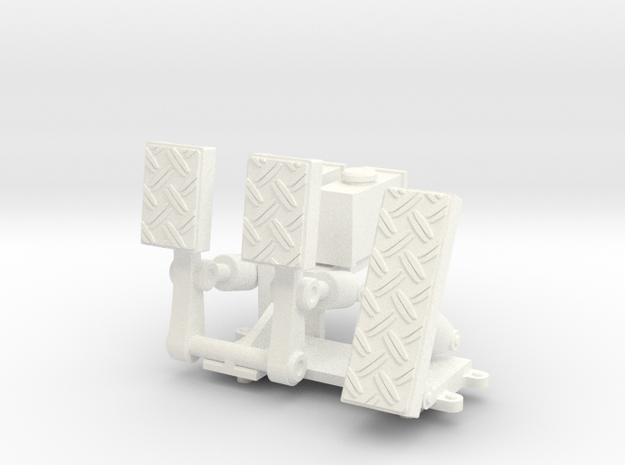 FA20005 Sand Rail Pedal Box in White Processed Versatile Plastic