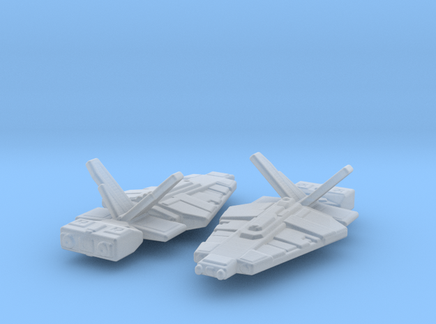 Talarian/Lysian Destroyer 1/7000 Attack Wing x2 in Smooth Fine Detail Plastic