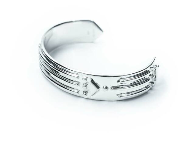 Atlantis Bracelet - Solid in Polished Silver
