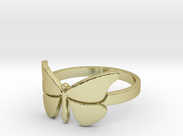 Butterfly (large) Ring Size 10 in 18k Gold