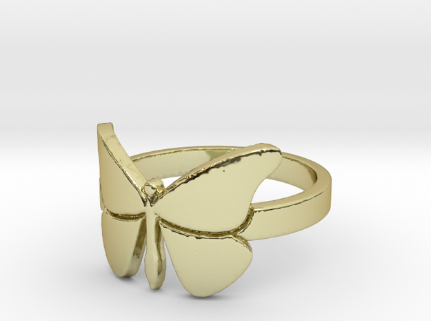 Butterfly (large) Ring Size 6 in 18k Gold