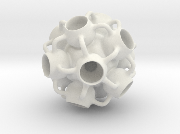Bulbular in White Natural Versatile Plastic