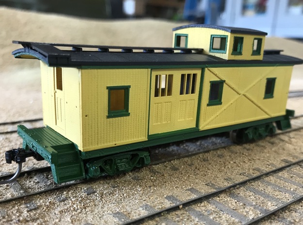 Virginia & Truckee Caboose 24 in Smooth Fine Detail Plastic