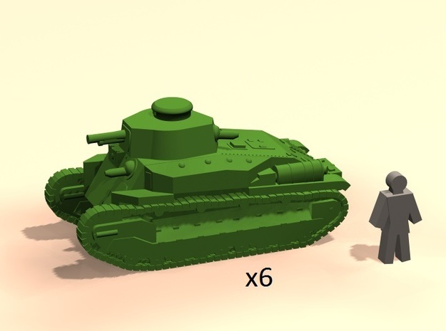 1/160 Type 89 I-Go tank in Gray PA12