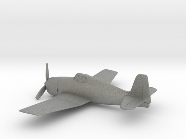 Grumman F6F (w/o landing gears) in Gray PA12: 1:160 - N