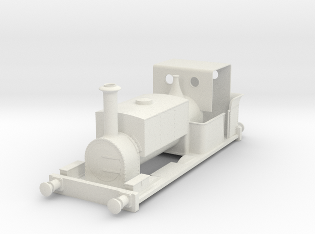 b-43-selsey-mw-0-6-0st-morous-loco in White Natural Versatile Plastic