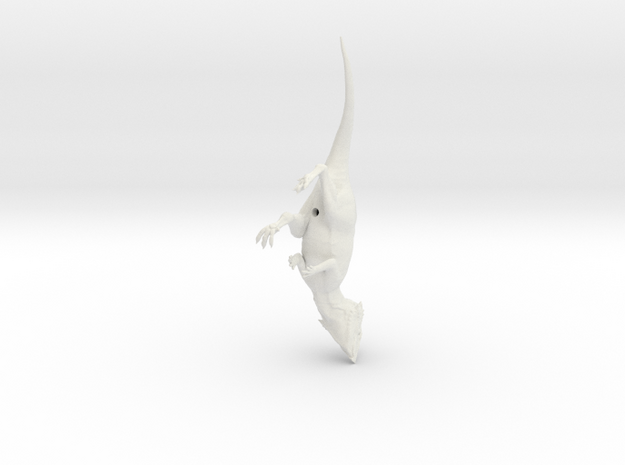 Aquilops running pose in White Natural Versatile Plastic