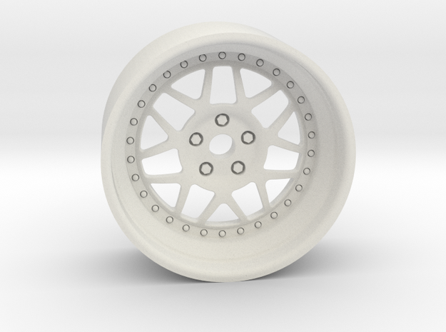 Make It RC "More Than 5 Spoke" Wheel for GT500 in White Natural Versatile Plastic