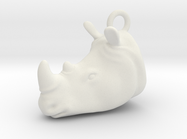 Rhinoceros 2101081808 in White Natural Versatile Plastic