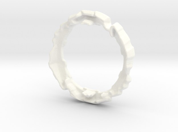 GT-45 Infinite Shield Ring Replacement in White Processed Versatile Plastic