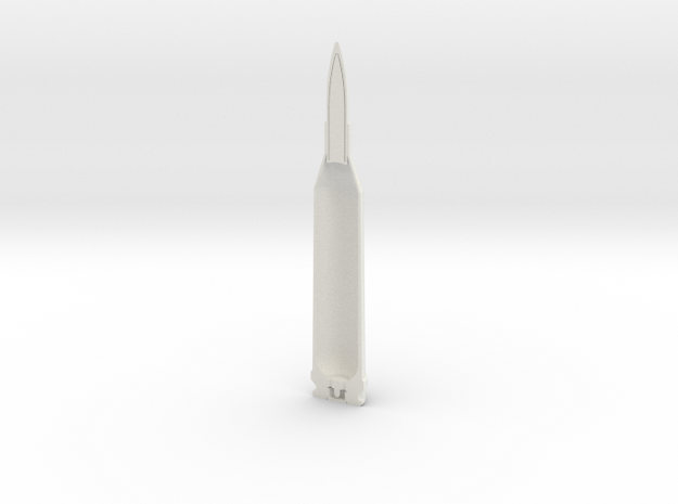 .55/303 Boys Cartridge Cutaway Replica model in White Natural Versatile Plastic