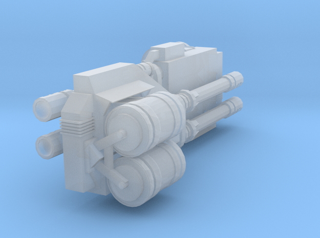 Automatic Mortisbot Cannon - Pair in Smooth Fine Detail Plastic