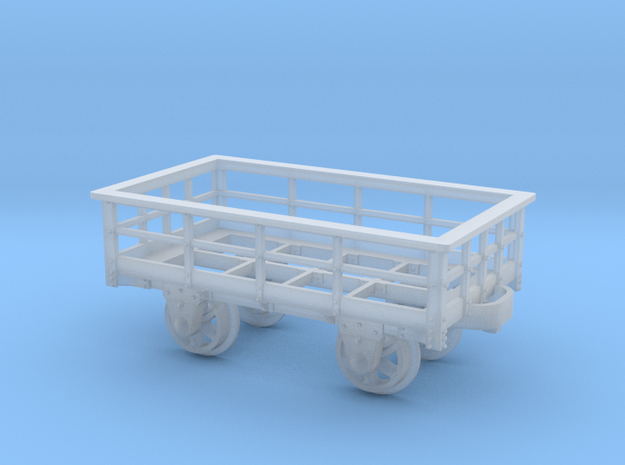 FR 3T Slate Wagon Unbraked 5.5mm Scale in Smooth Fine Detail Plastic