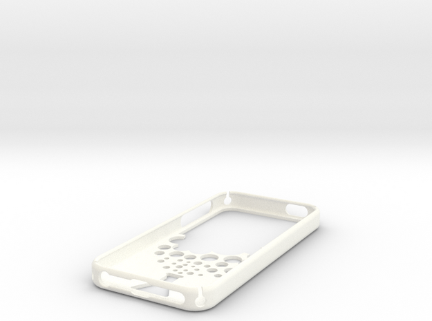 IPhone 5S Case Reaction in White Processed Versatile Plastic