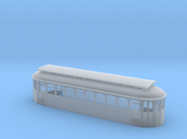 Brill trolley semi-convertible car in Smooth Fine Detail Plastic