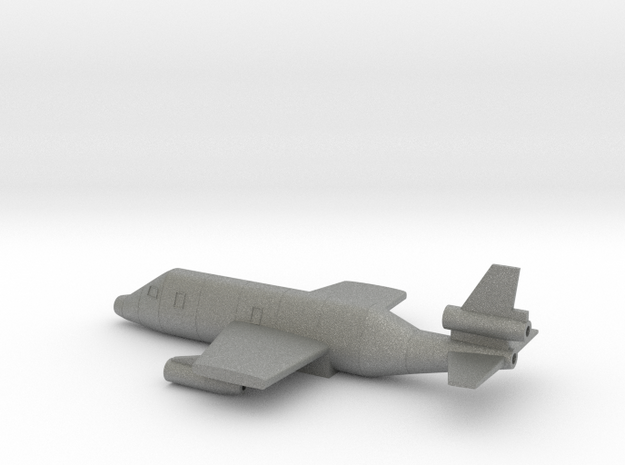 Aircraft Fire Trainer in Gray PA12: 6mm