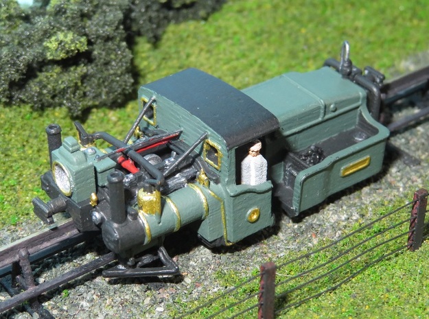 Listowel Lartigue Locomotive Modified (N Scale) in Smooth Fine Detail Plastic