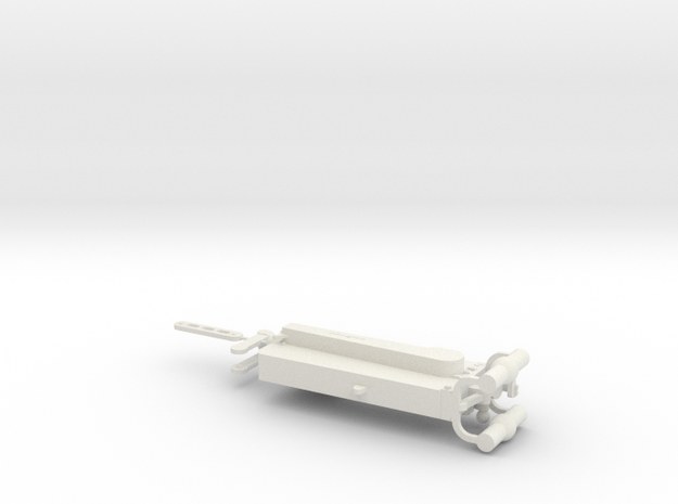 1/6th Scale MG08 Receiver in White Natural Versatile Plastic