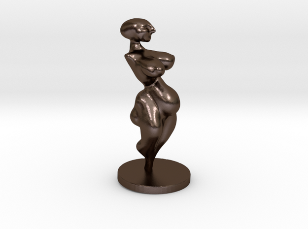 Venus of Calvander (2 and one half Inches tall) in Polished Bronze Steel