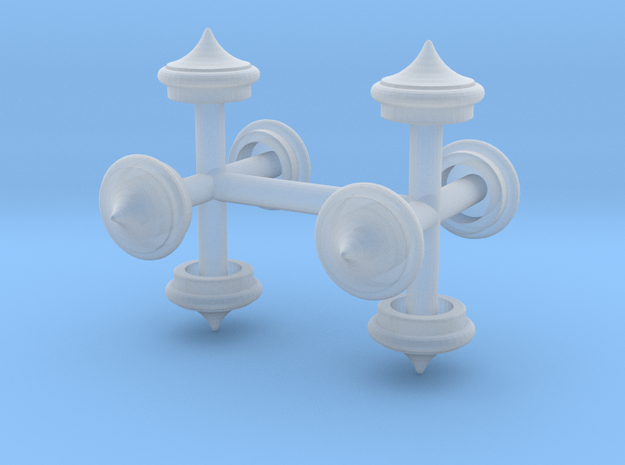 Finial Round Point 1:87 scale Pack in Smooth Fine Detail Plastic