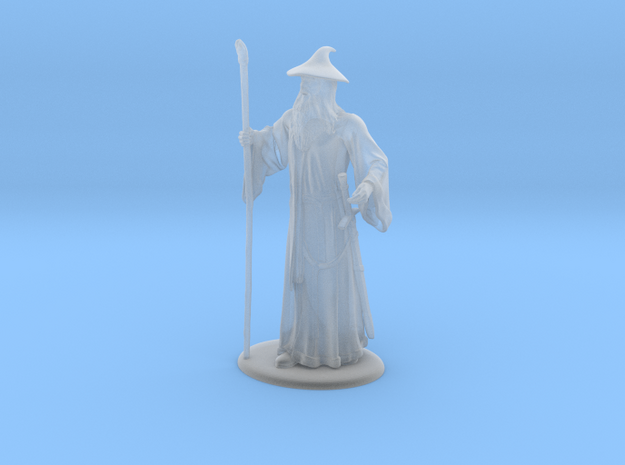 Gandalf Miniature in Smoothest Fine Detail Plastic: 1:60.96