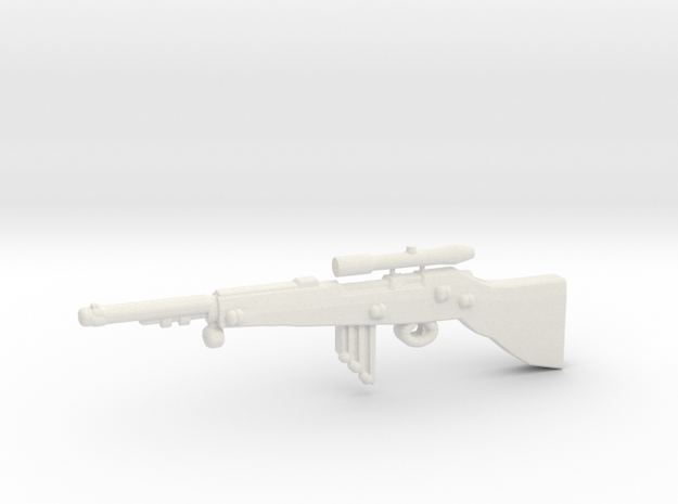 FN1936Sniper Clip in White Natural Versatile Plastic
