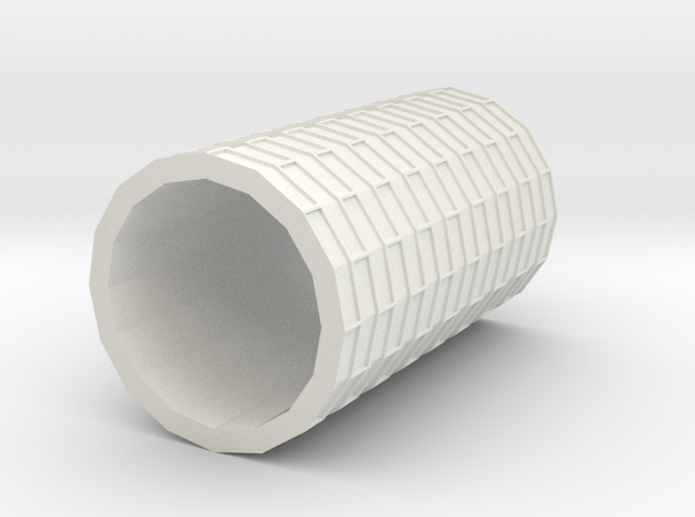 Brick Roller in White Natural Versatile Plastic