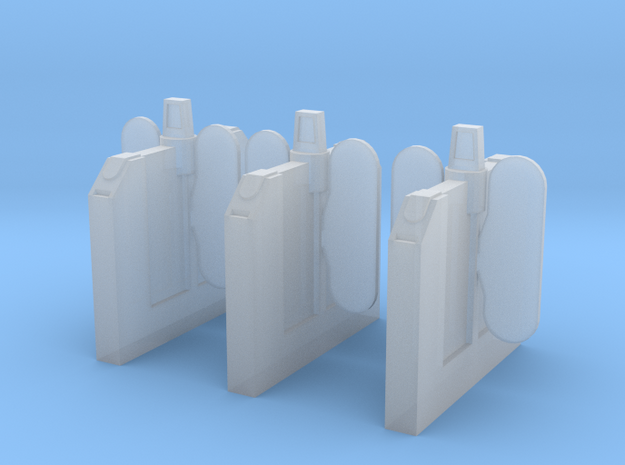 A-04E Ticket Barriers Extensions in Smooth Fine Detail Plastic